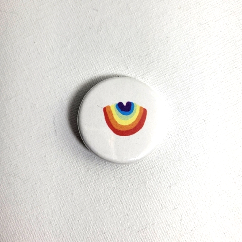 Rainbow Heart Pin